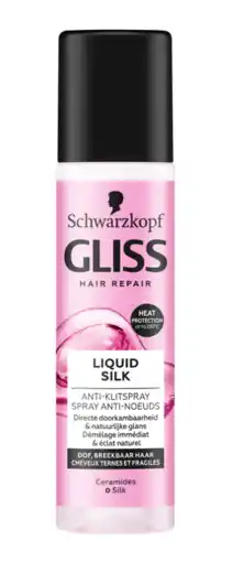 De Online Drogist Schwarzkopf gliss kur liquid silk gloss anti-klit spray aanbieding
