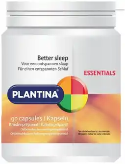 De Online Drogist Plantina essentials better sleep capsules aanbieding