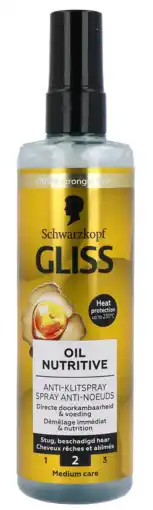 De Online Drogist Schwarzkopf gliss kur oil nutritive anti-klit spray aanbieding