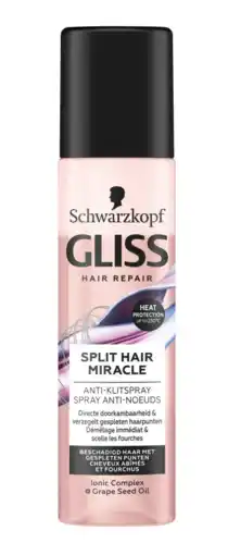 De Online Drogist Schwarzkopf gliss kur split hair miracle anti-klit spray aanbieding