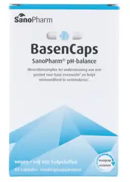 De Online Drogist Sanopharm basencaps ph-balance capsules aanbieding