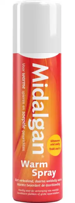 De Online Drogist Midalgan warm spray aanbieding