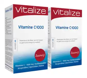 De Online Drogist Vitalize vitamine c-1000 tabletten voordeelverpakking aanbieding