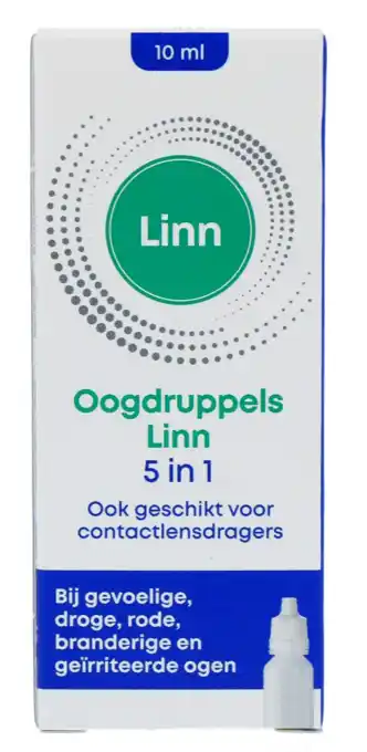 De Online Drogist Linn oogdruppels 5-in-1 euphrasia & hyaluron aanbieding