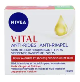 De Online Drogist Nivea vital anti-rimpel extra voedende dagcrème aanbieding