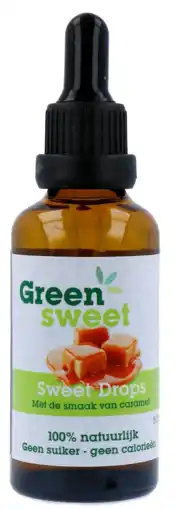 De Online Drogist Greensweet stevia sweet drops caramel aanbieding