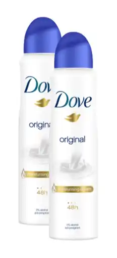 De Online Drogist Dove original spray duo aanbieding