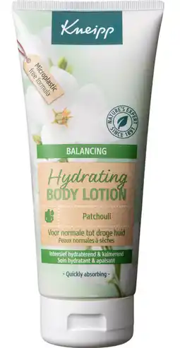 De Online Drogist Kneipp body lotion balancing - patchouli aanbieding