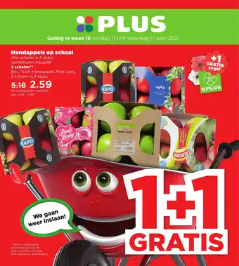 PLUS Handappels op schaal aanbieding