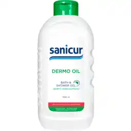 De Online Drogist Sanicur dermo oil bath & shower gel aanbieding