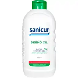 De Online Drogist Sanicur dermo oil bath & shower gel aanbieding