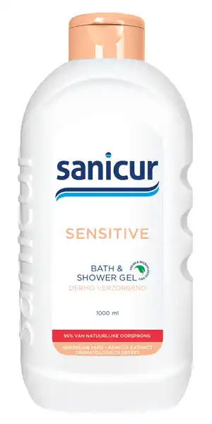 De Online Drogist Sanicur sensitive bath & showergel aanbieding