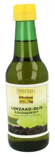 De Online Drogist Boerjan lijnzaad olie 250ml aanbieding