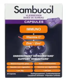 De Online Drogist Sambucol immuno capsules 30st aanbieding