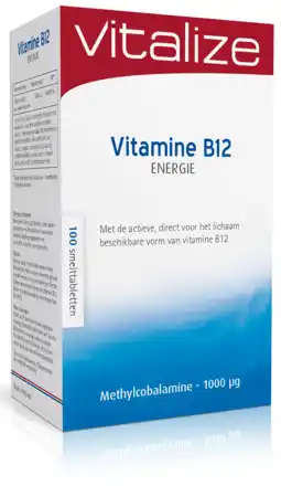 De Online Drogist Vitalize vitamine b12 energie smelttabletten aanbieding