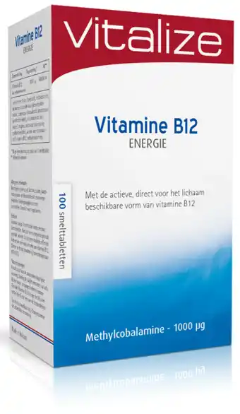 De Online Drogist Vitalize vitamine b12 energie smelttabletten aanbieding