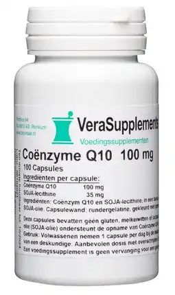 De Online Drogist Verasupplements coënzyme q10 100 mg capsules aanbieding