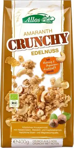 De Online Drogist Allos amaranth crunchy noten aanbieding