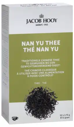 De Online Drogist Jacob hooy kruidenthee nan yu aanbieding