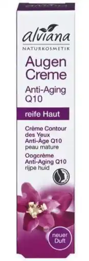 De Online Drogist Alviana oogcreme anti age q10 aanbieding