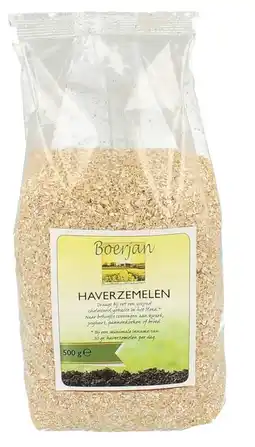 De Online Drogist Boerjan haverzemelen 500gr aanbieding