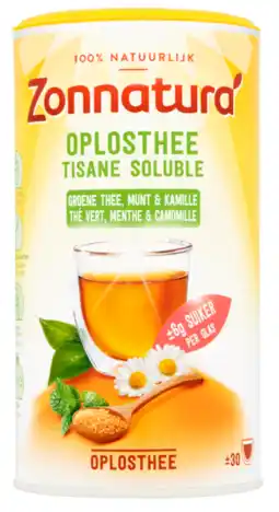 De Online Drogist Zonnatura oplosthee groene thee & kamille aanbieding