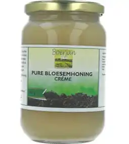 De Online Drogist Boerjan pure bloesemhoning crème 900gr aanbieding