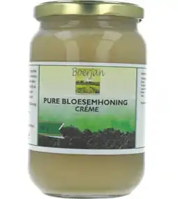 De Online Drogist Boerjan pure bloesemhoning crème 900gr aanbieding