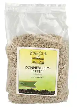 De Online Drogist Boerjan zonnebloempitten 500gr aanbieding