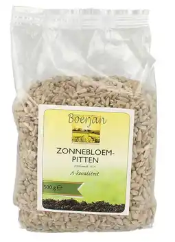 De Online Drogist Boerjan zonnebloempitten 500gr aanbieding