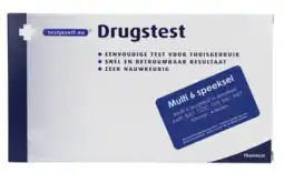 De Online Drogist Testjezelf.nu drugstest speeksel multi 6 4st aanbieding