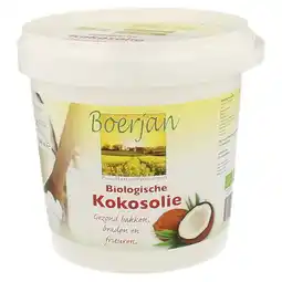 De Online Drogist Boerjan kokosolie bio 1000ml aanbieding
