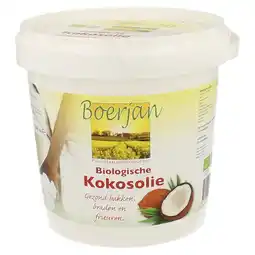 De Online Drogist Boerjan kokosolie bio 1000ml aanbieding