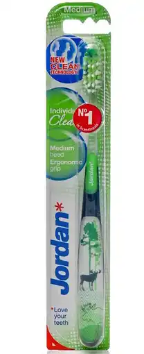 De Online Drogist Jordan tandenborstel individual clean medium aanbieding