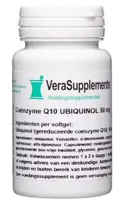 De Online Drogist Verasupplements coënzyme q10 50mg capsules aanbieding
