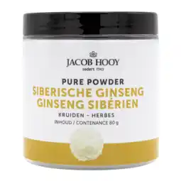 De Online Drogist Jacob hooy raw food siberische ginseng aanbieding