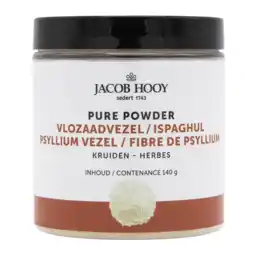 De Online Drogist Jacob hooy pure powder vlozaadvezels aanbieding