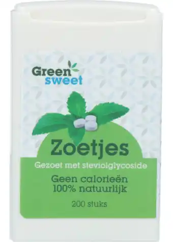 De Online Drogist Greensweet stevia zoetjes aanbieding