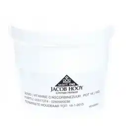 De Online Drogist Jacob hooy vitamine c/ascorbinezuur 1000gr aanbieding