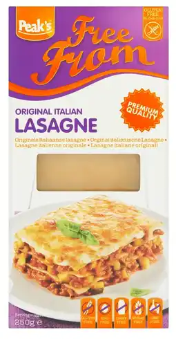 De Online Drogist Peaks free from italiaanse lasagne aanbieding