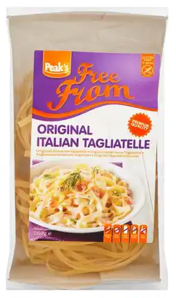 De Online Drogist Peaks free from italiaanse tagliatelle aanbieding