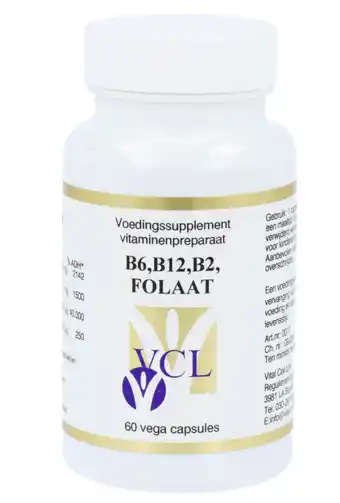 De Online Drogist Vital cell life b6 b12 b2 foliumzuur capsules aanbieding