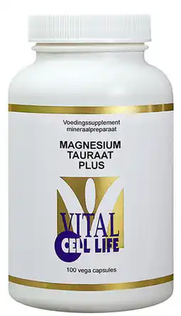 De Online Drogist Vital cell life magnesium tauraat plus capsules aanbieding