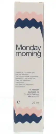 De Online Drogist Monday morning tandpasta 25ml aanbieding
