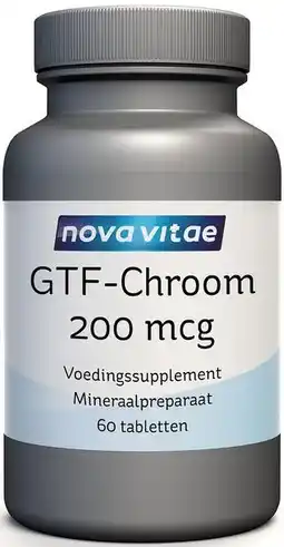 De Online Drogist Nova vitae gtf chromium tabletten 60st aanbieding