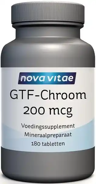 De Online Drogist Nova vitae gtf chromium tabletten 180st aanbieding