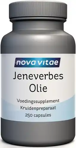 De Online Drogist Nova vitae jeneverbes olie capsules 250st aanbieding