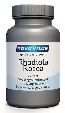 De Online Drogist Nova vitae rhodiola rosea extract capsules 60st aanbieding