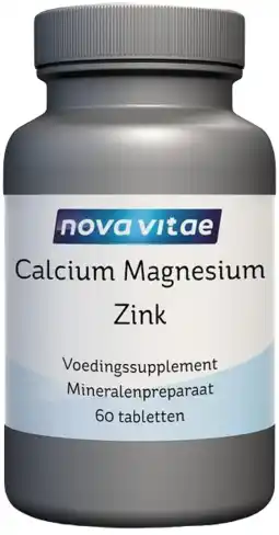 De Online Drogist Nova vitae calcium magnesium zink tabletten 60st aanbieding