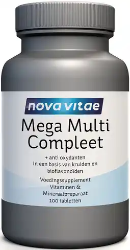 De Online Drogist Nova vitae mega multi compleet tabletten 100st aanbieding